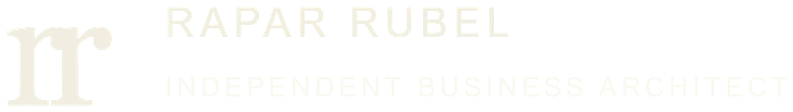 Rapar Rubel, Independent Business Architect